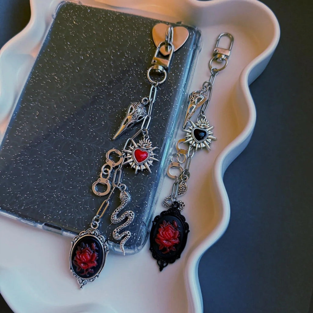 Neo-Gothic E-Reader and Bag Charm