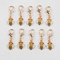 Bee Keychain with Lobster Clasp