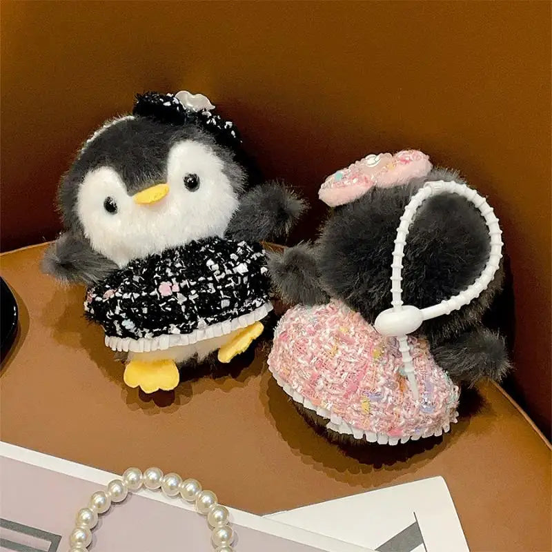 Penguin Plush Keychain with Embroidered Details