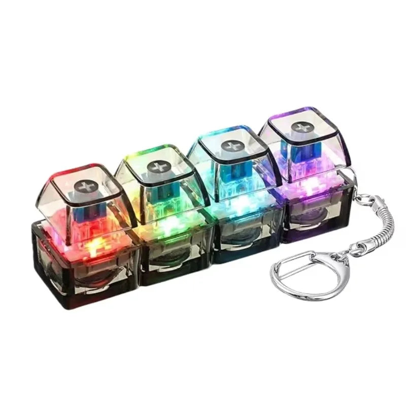 Keyboard Button LED Keychain