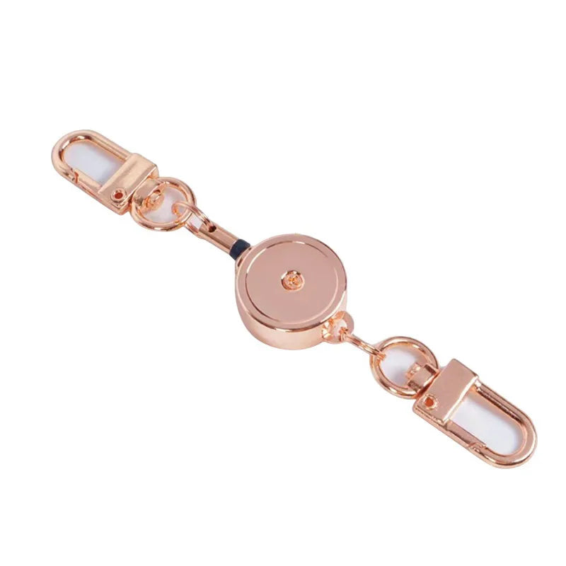Aluminium Retractable Badge Reel and Keychain