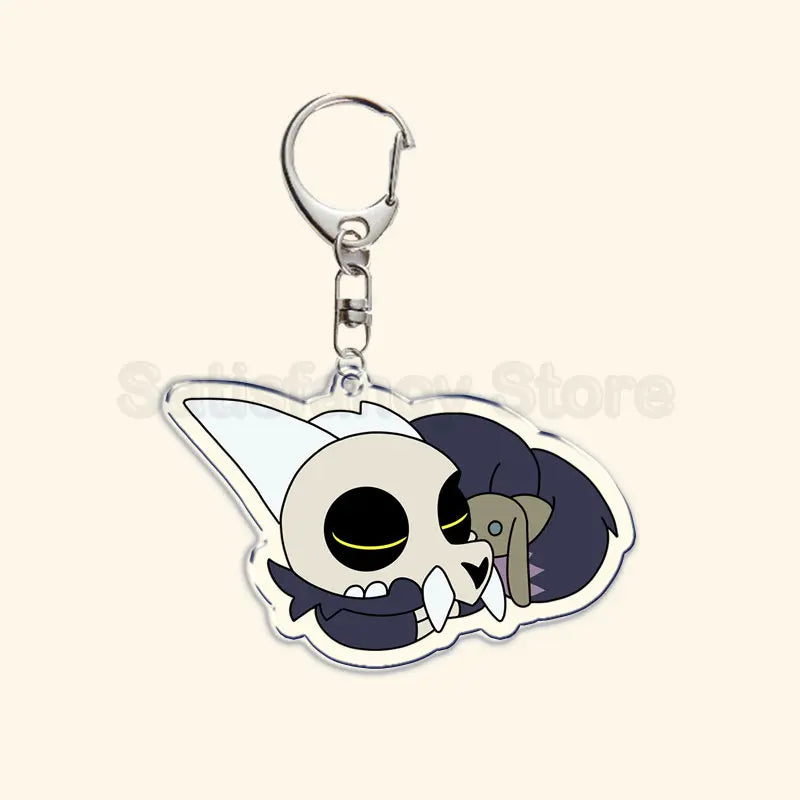 Printed Acrylic Character Keychain with Metal Clasp