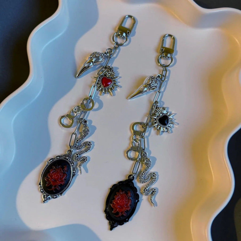 Neo-Gothic E-Reader and Bag Charm