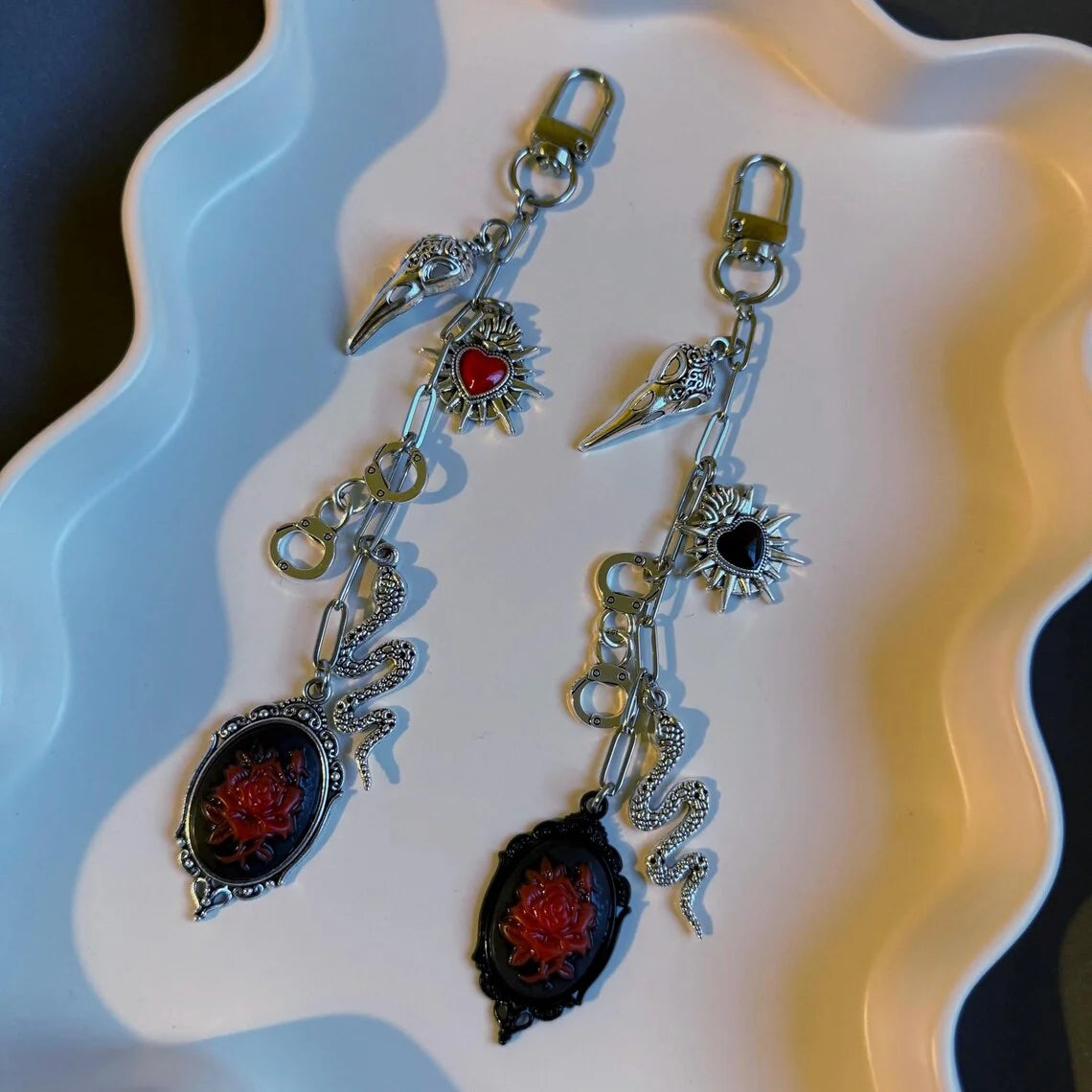 Neo-Gothic E-Reader and Bag Charm