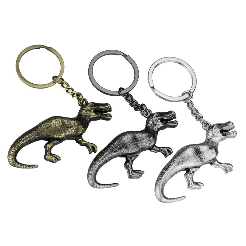 Dinosaur Keychain in Zinc Alloy