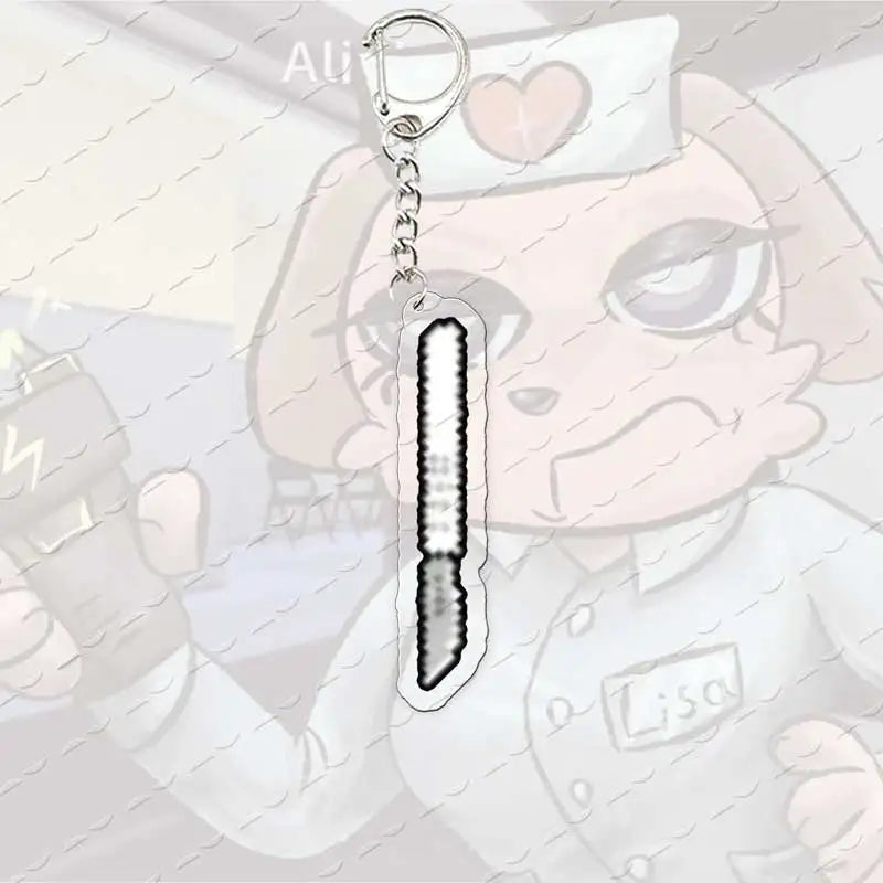 Animal Hospital Acrylic Charm Keychain