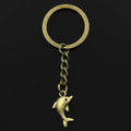 Zinc Alloy Dolphin Pendant Keychain
