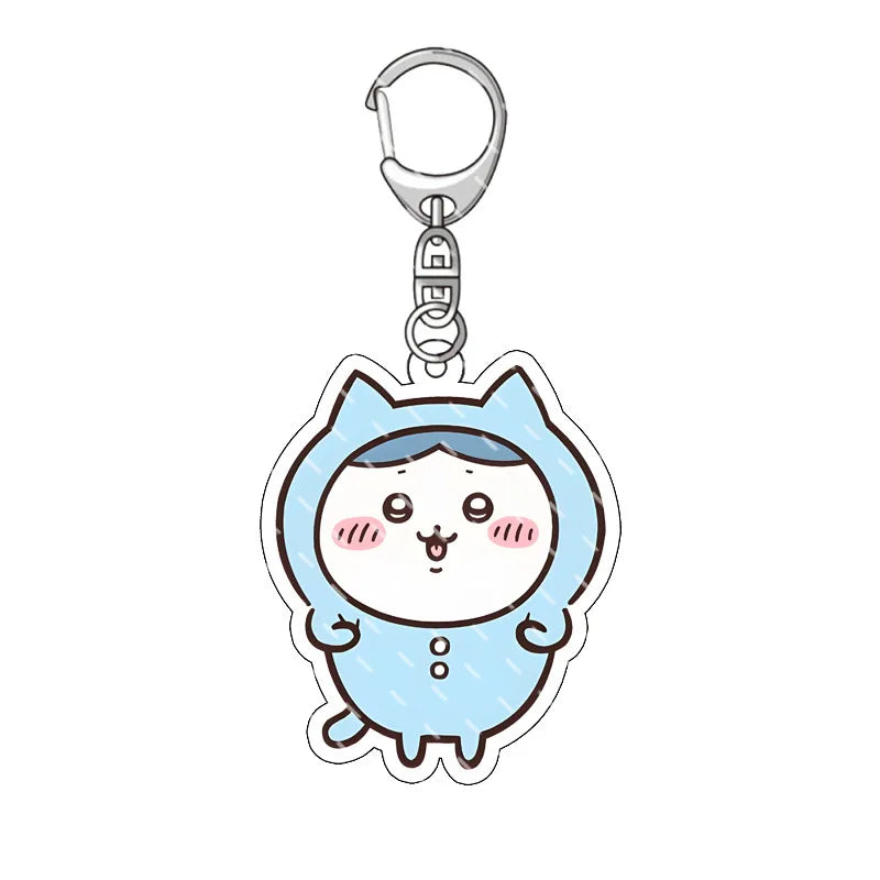Cute Acrylic Keychain  All Character Variations 2-Sided Printed Charms for Backpacks  Keys Perfect Kawaii Gift for Fans