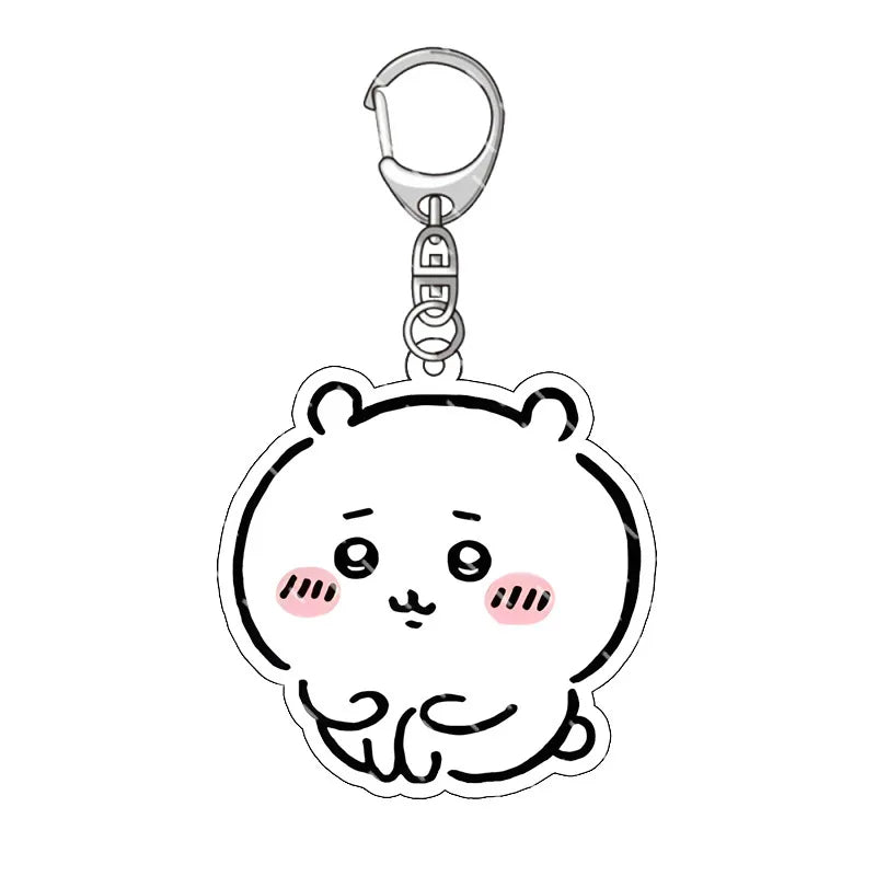 Cute Acrylic Keychain  All Character Variations 2-Sided Printed Charms for Backpacks  Keys Perfect Kawaii Gift for Fans