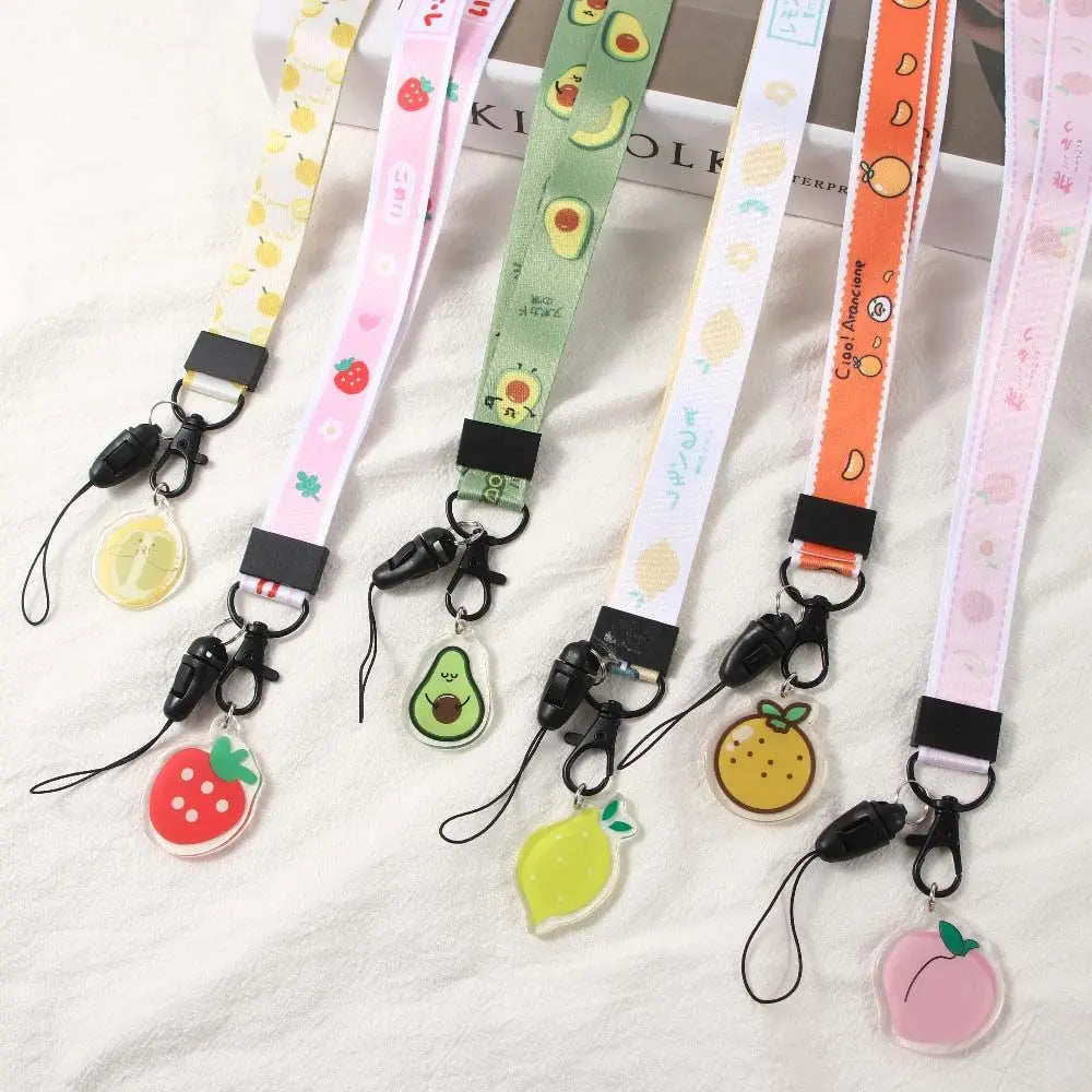 Fruit Pattern Neck Lanyard in Polyester