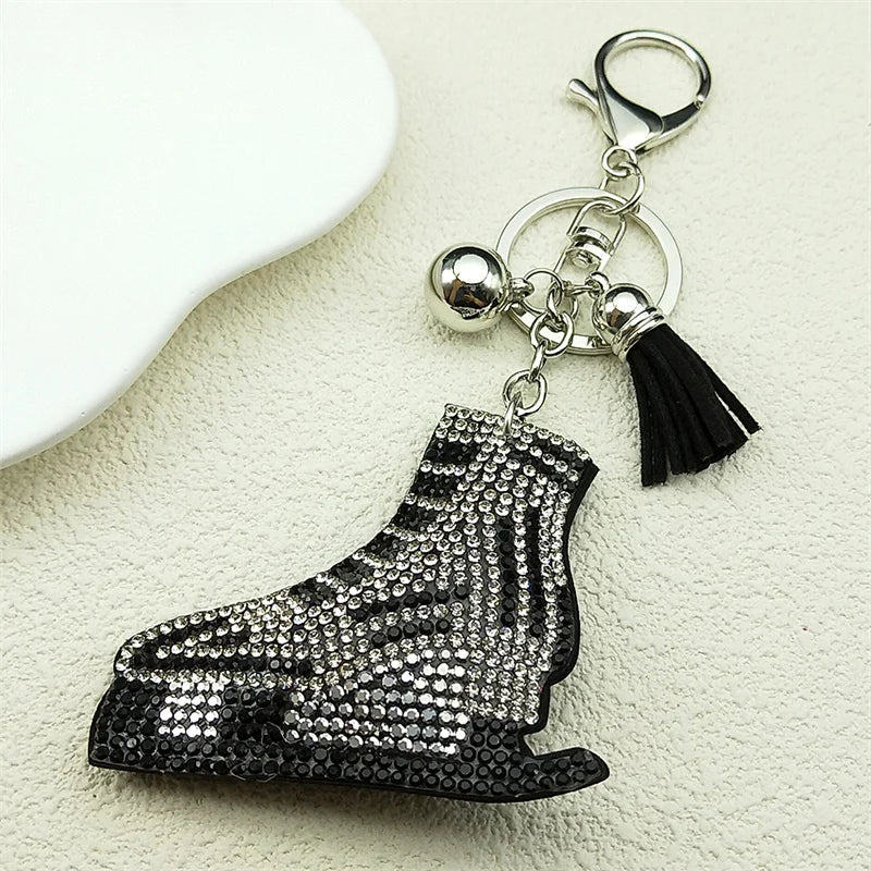 Crystal Ladybug Bag Charm Keychain