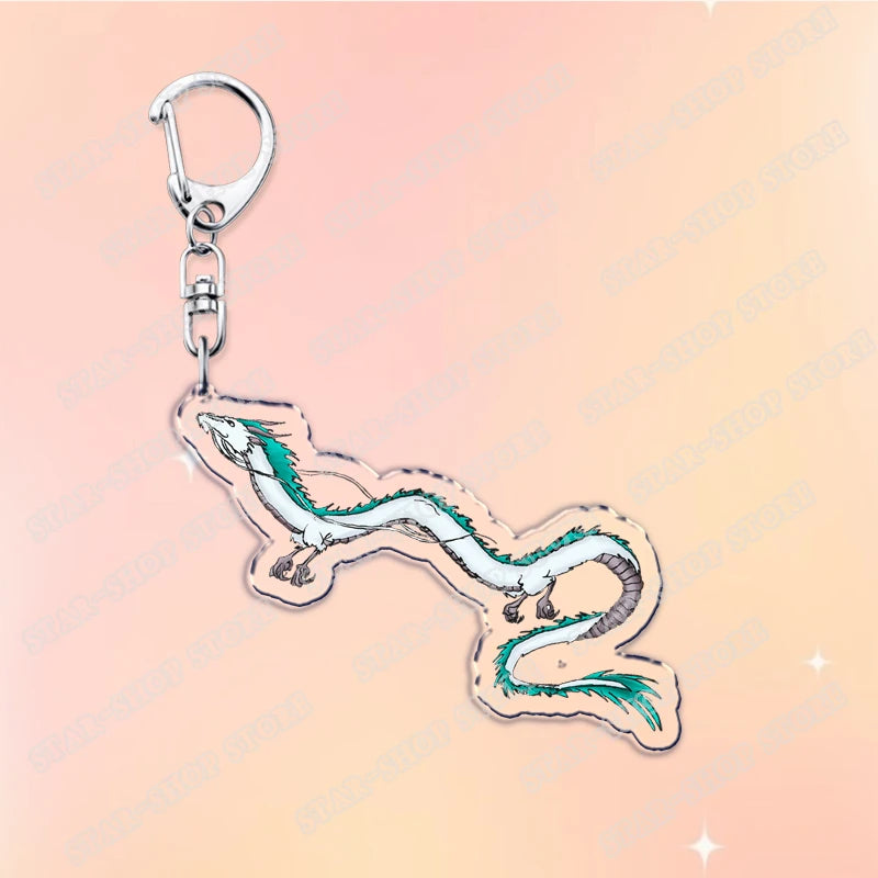 Anime Acrylic Charm Keychain with Lobster Clasp