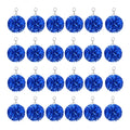 Cheerleading Pom-Pom Keychain with Lobster Clasp