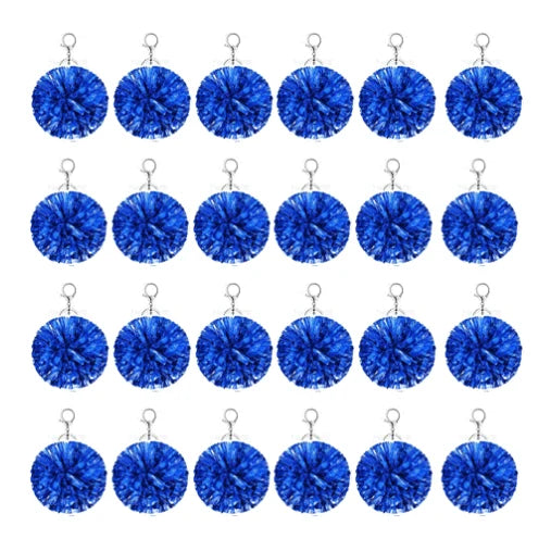 Cheerleading Pom-Pom Keychain with Lobster Clasp