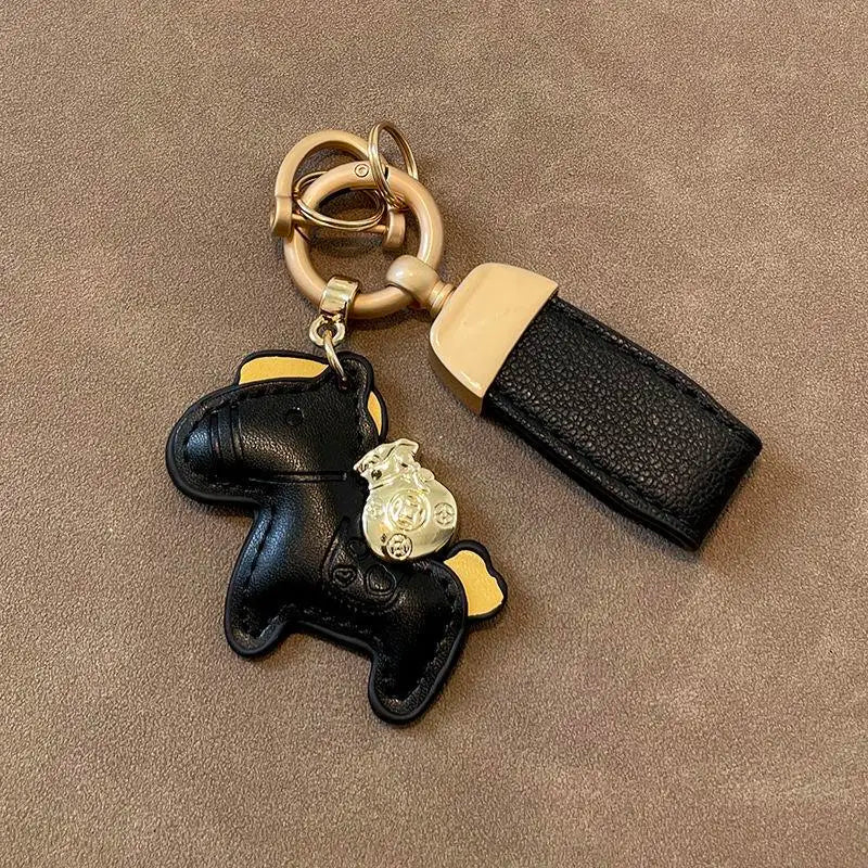 2026 Horse Keychain Cute Pony Keyring Cartoon CUTE Animal Bag Pendant Women Men Unisex
