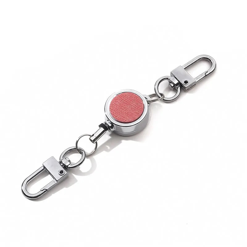 Aluminium Retractable Badge Reel and Keychain