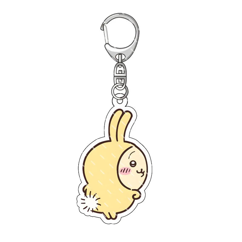 Cute Acrylic Keychain  All Character Variations 2-Sided Printed Charms for Backpacks  Keys Perfect Kawaii Gift for Fans