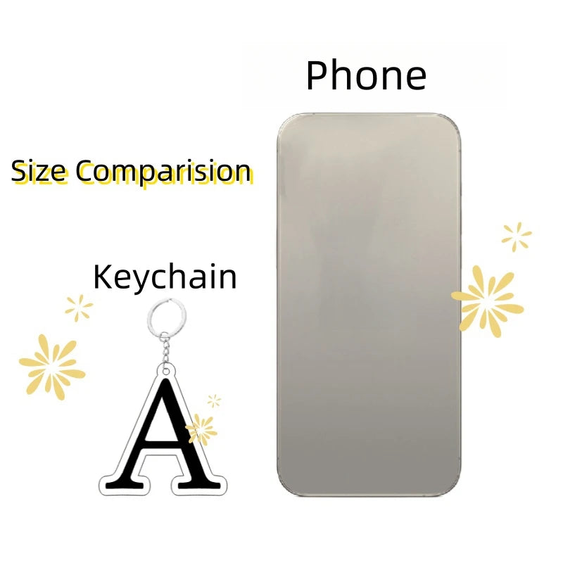 Clear Acrylic Anime Keychain with UV Coating