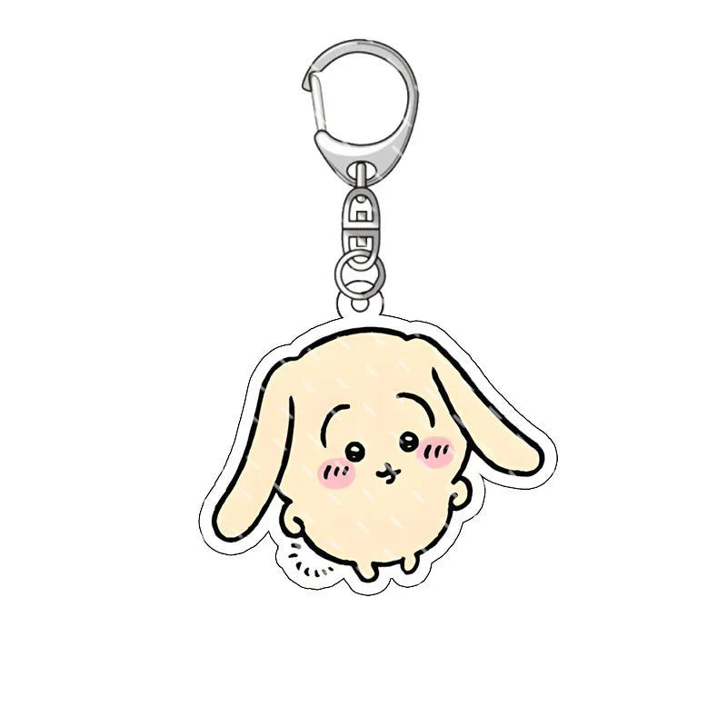 Cute Acrylic Keychain  All Character Variations 2-Sided Printed Charms for Backpacks  Keys Perfect Kawaii Gift for Fans