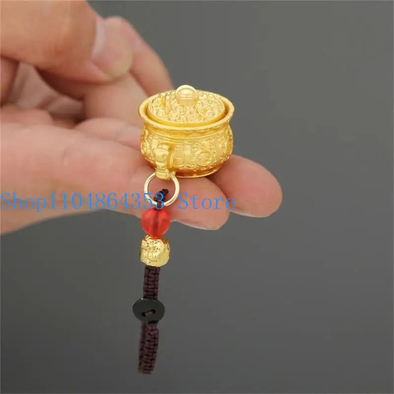 652F Portable Animal Keychain Pendant Accessory Representing Wealth And Happiness