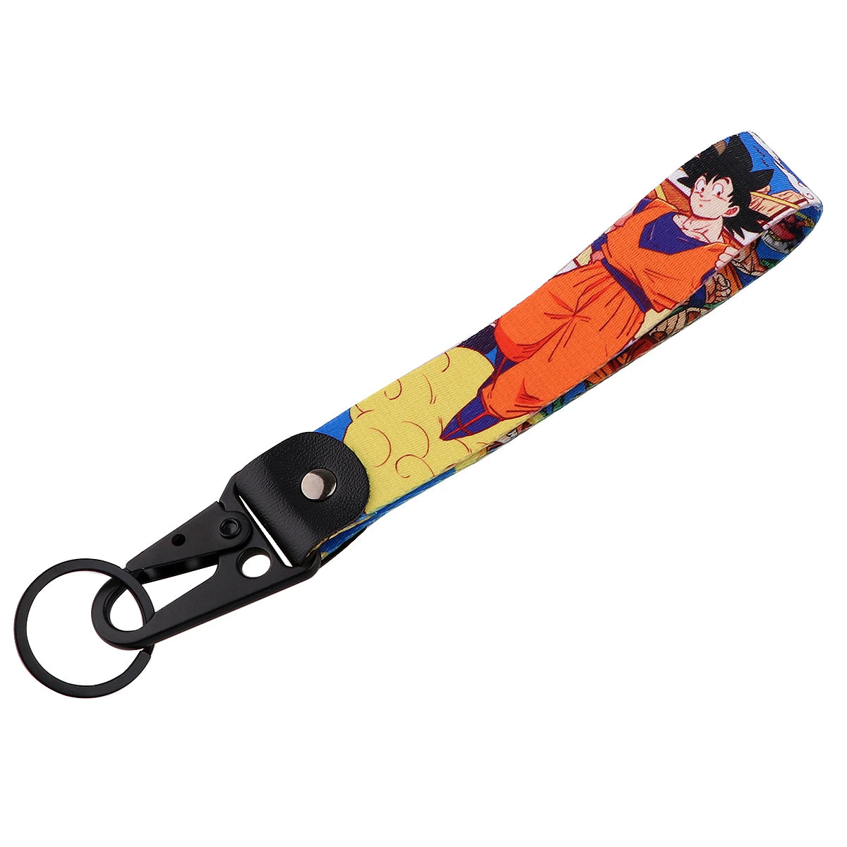 Double-Sided Anime Wrist Strap Keychain