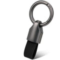 Zinc Alloy Car Keychain in Gunmetal Black