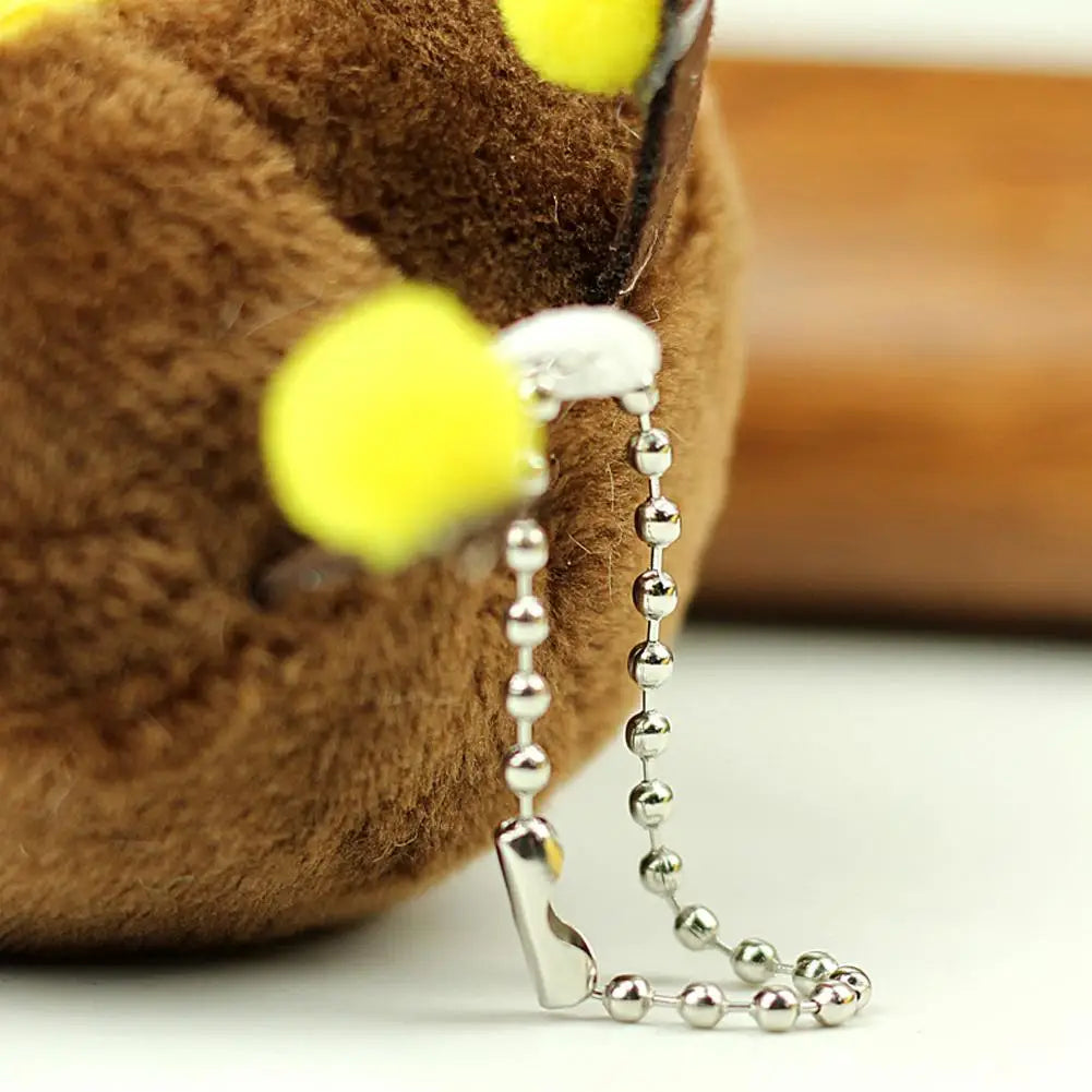 Plush Honeybee Bag Charm and Keychain