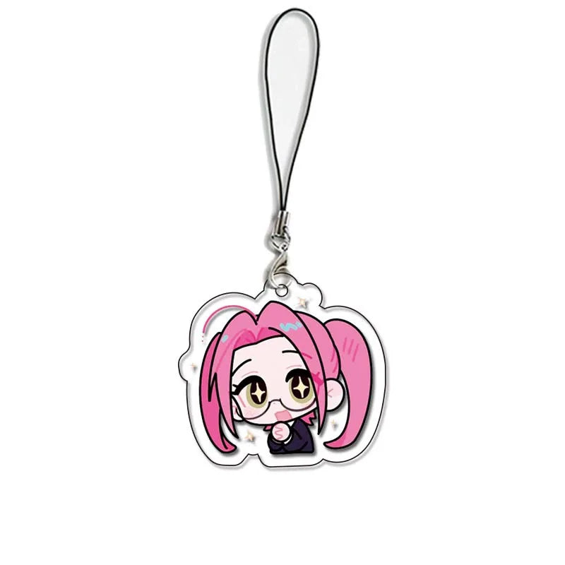 Anime Alien Stage Ivan Till Arcylic Keychain Kawaii Phone Chain Bag Pendant Key Chain Backpack Decor Jewelry for Children Gifts