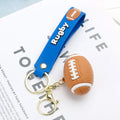 Mini Sports Ball Keychain Charm