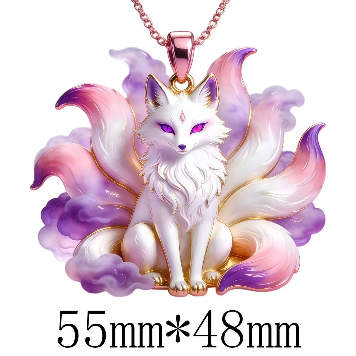 Fox Keychain Cute Animal Pendant Car Bag Backpack Hanging Ornament Fashion Accessories