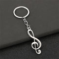 Musical Note Zinc Alloy Keychain