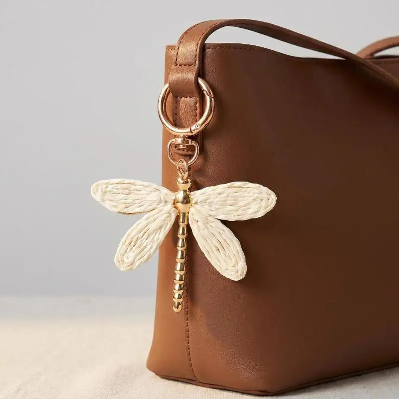 Woven Dragonfly Keychain & Bag Charm
