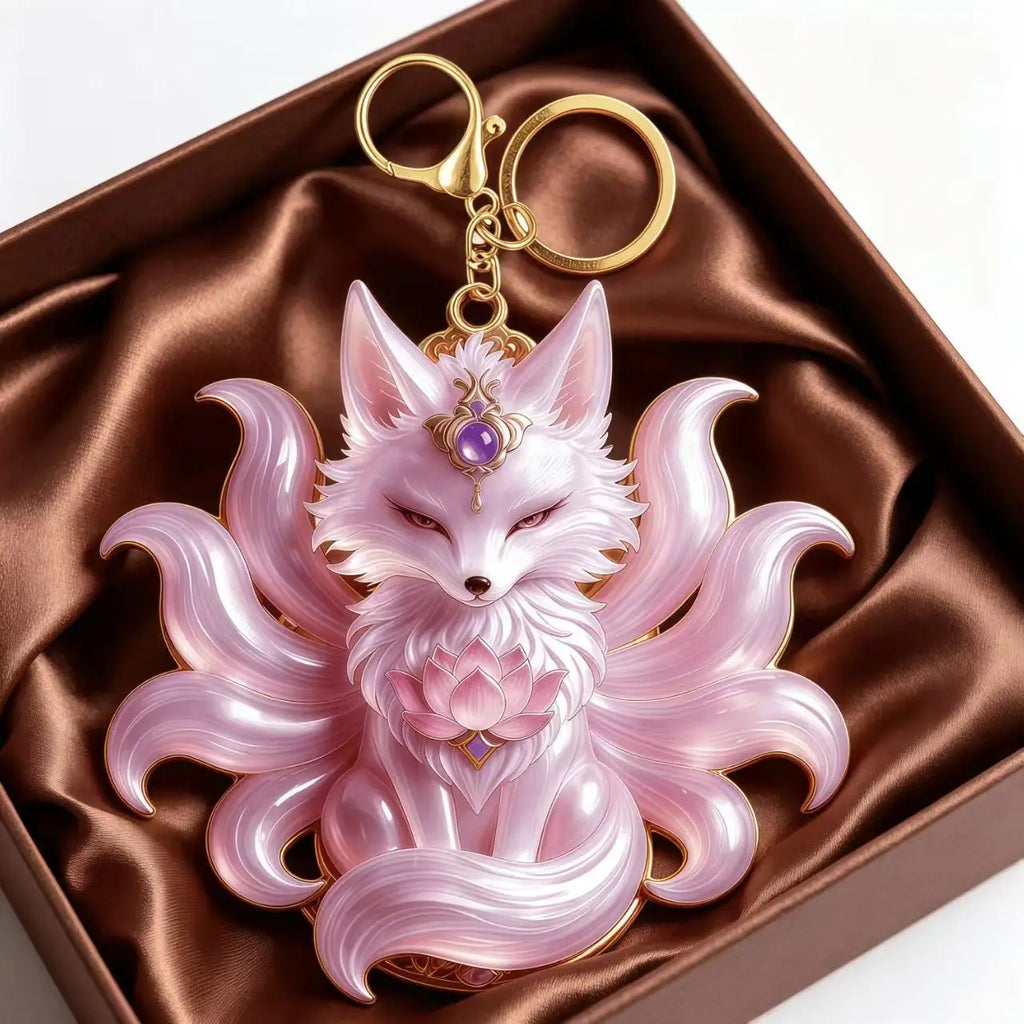 Fox Keychain Cute Animal Pendant Car Bag Backpack Hanging Ornament Fashion Accessories