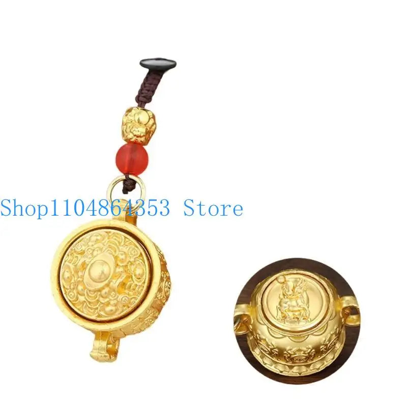 652F Portable Animal Keychain Pendant Accessory Representing Wealth And Happiness