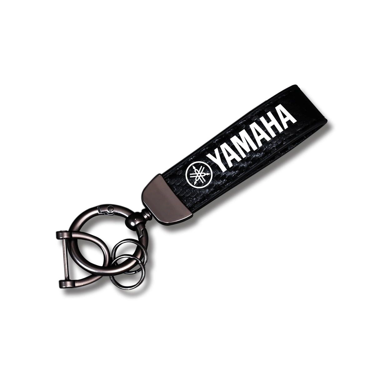 Smooth Alloy Motorcycle Keychain