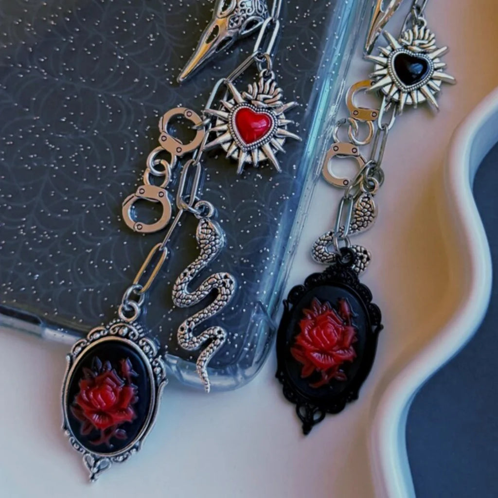 Neo-Gothic E-Reader and Bag Charm
