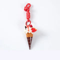 Realistic Ice Cream Dessert Charm Keychain