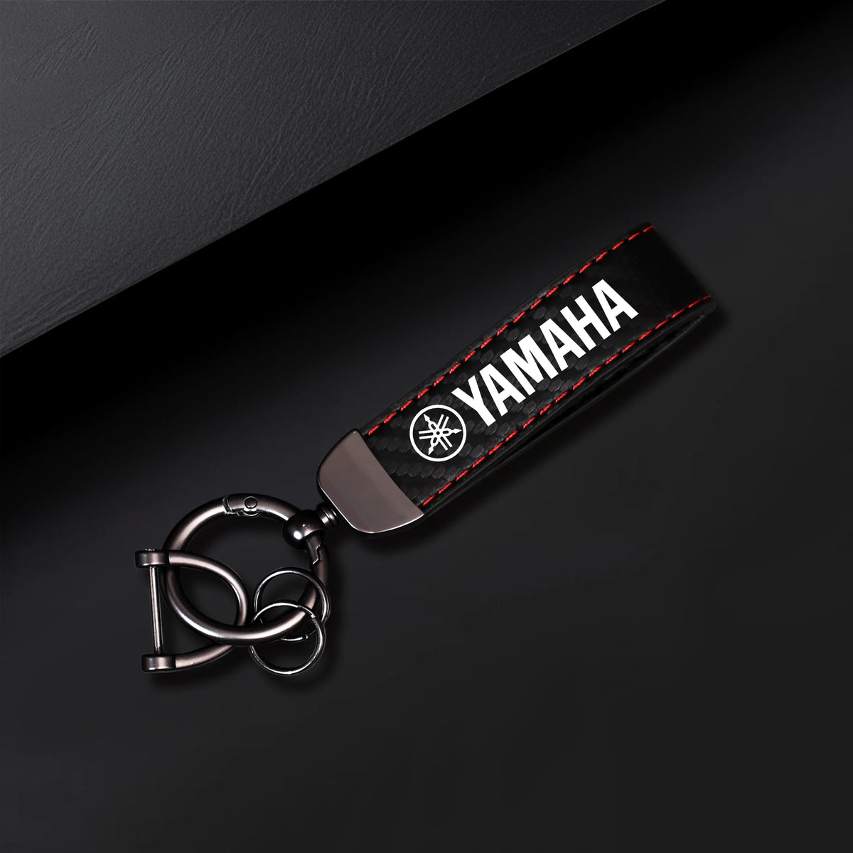 Smooth Alloy Motorcycle Keychain
