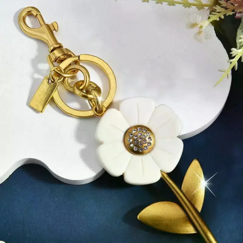 Floral Charm Keychain and Bag Pendant