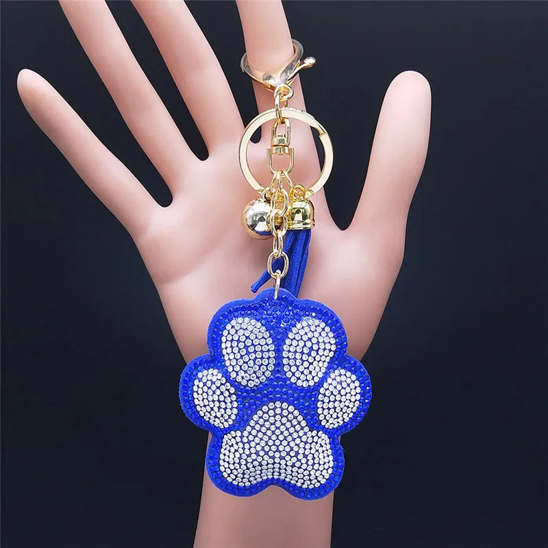 Crystal Ladybug Bag Charm Keychain