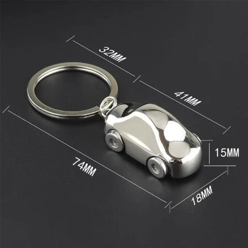 3D Car Metal Keychain