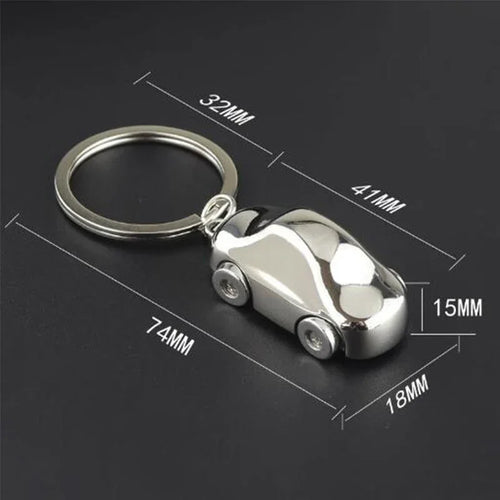 3D Car Keychain in Zinc Alloy