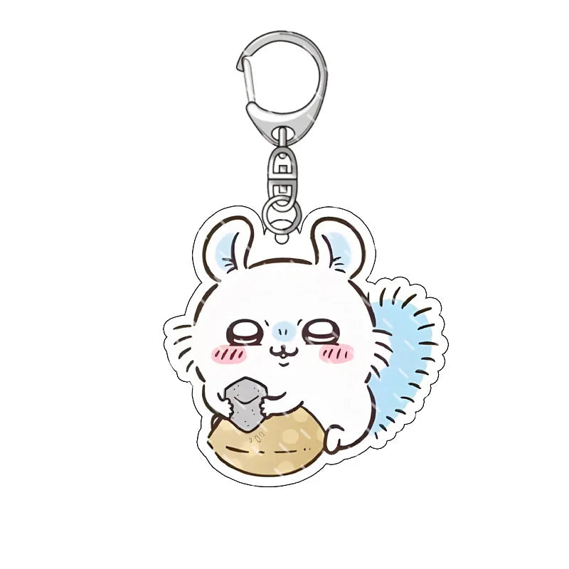Cute Acrylic Keychain  All Character Variations 2-Sided Printed Charms for Backpacks  Keys Perfect Kawaii Gift for Fans