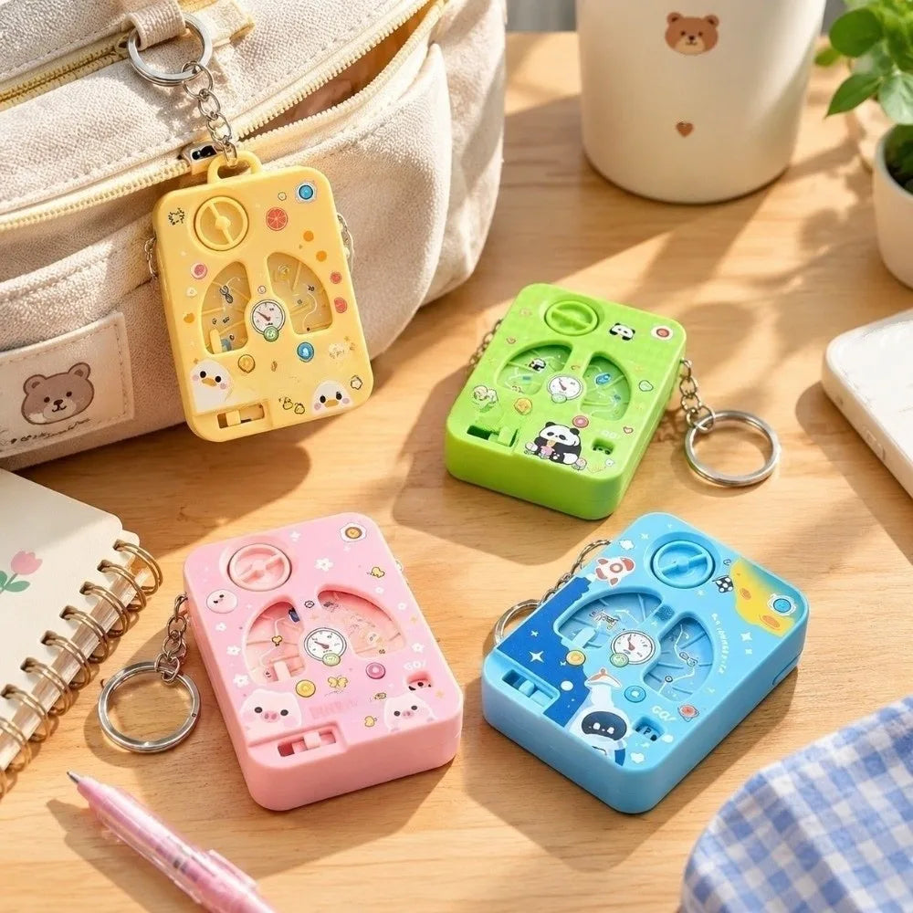 Game Console Keychain with Buckle Clasp