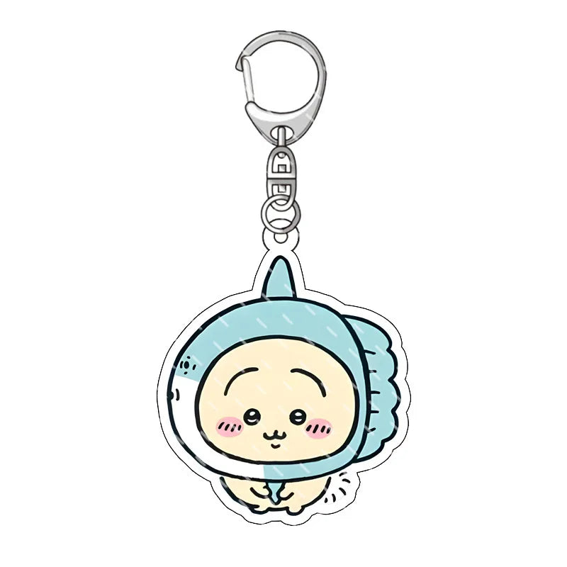 Cute Acrylic Keychain  All Character Variations 2-Sided Printed Charms for Backpacks  Keys Perfect Kawaii Gift for Fans
