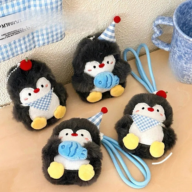 Plush Penguin Keychain and Bag Charm