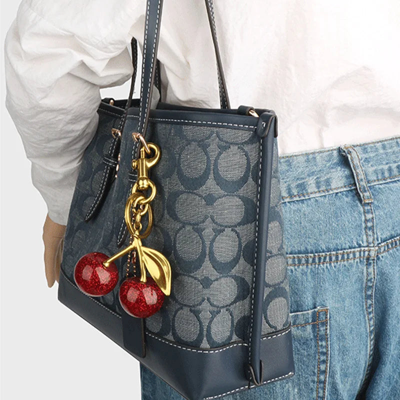 Resin Fruit Bag Charm and Keychain