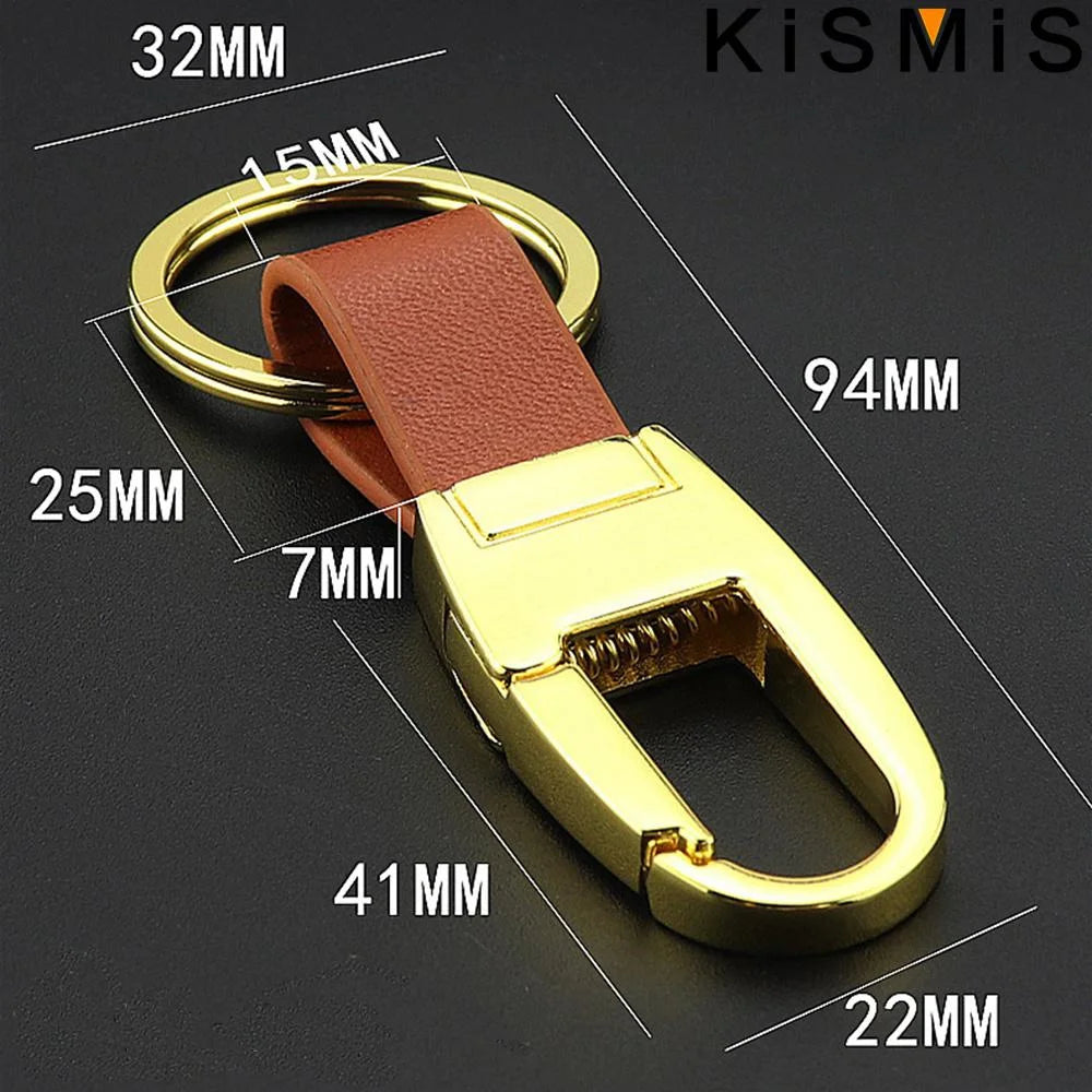 Minimalist Metal Keychain with Lobster Clasp