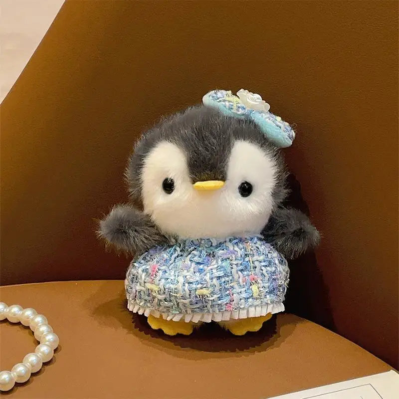 Penguin Plush Keychain with Embroidered Details