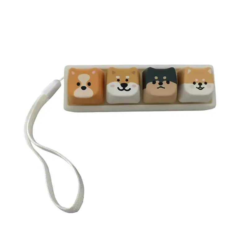 Animal Keycap Fidget Keychain
